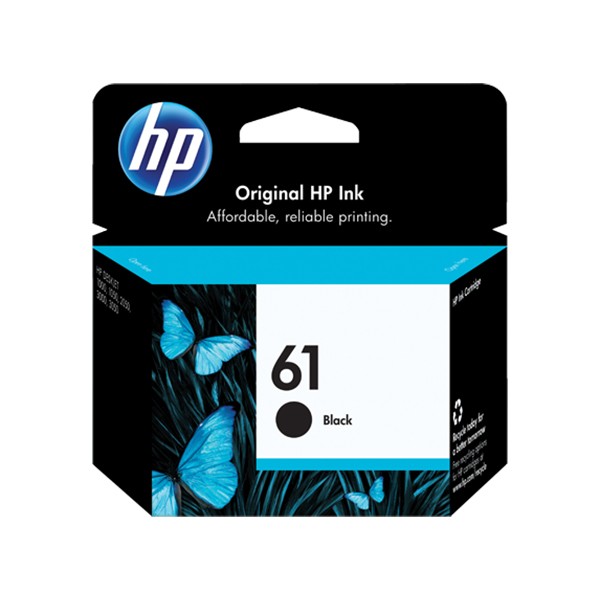 HP 61 Ink Cartridge (CH561WA) - Black